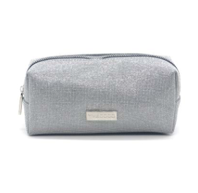 COSMETIC BAG IN SILVER